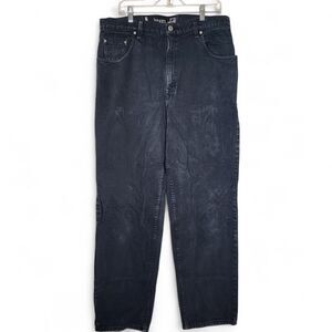 Vintage Levis Silvertab Jeans Black Baggy Mens 36 x 32 Made In USA